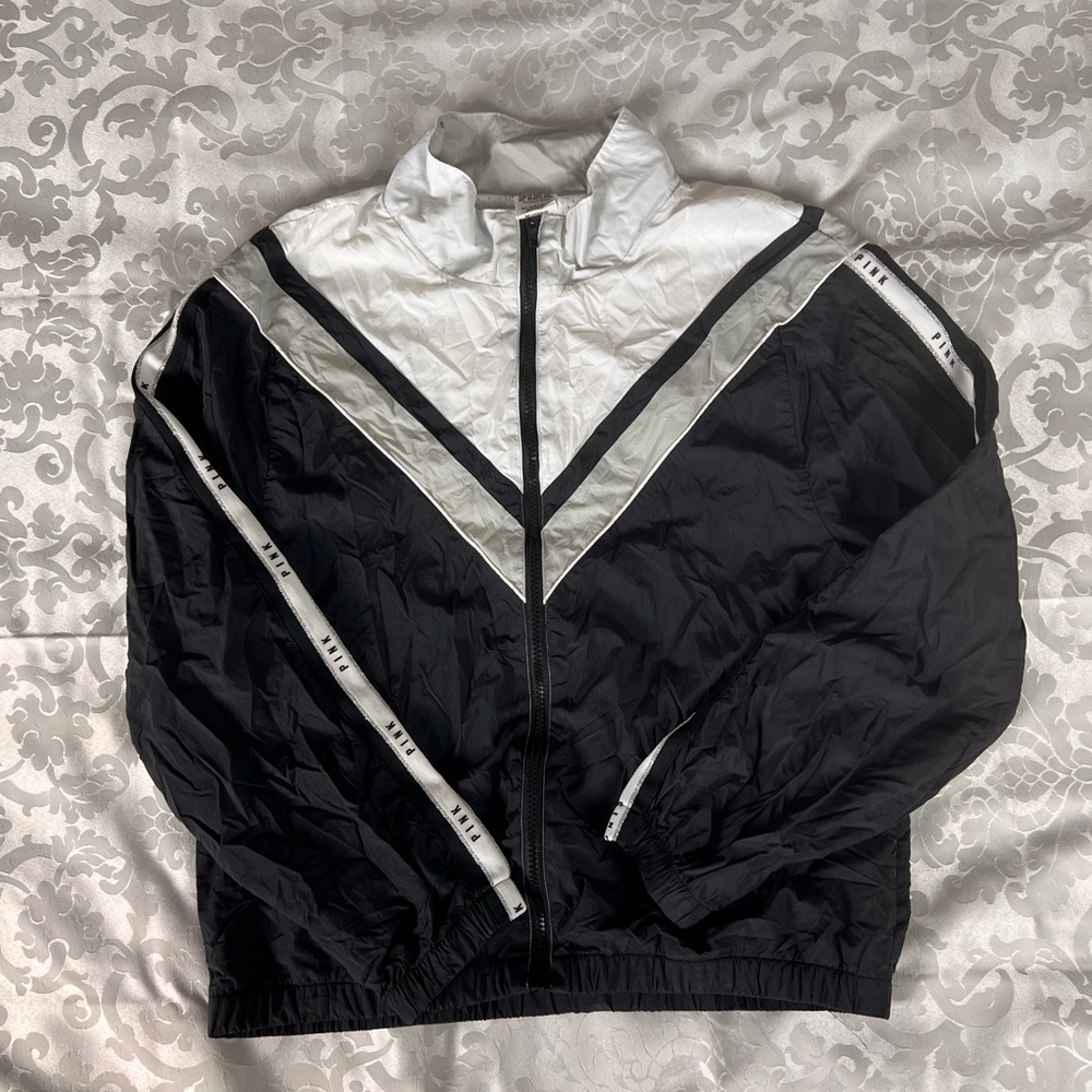 PINK Victoria’s Secret Athletic Rain coat/ Anorak Jacket Size M/L